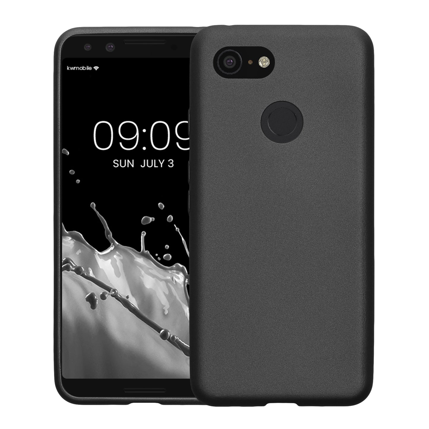 kwmobile Handyhülle für Google Pixel 3 Hülle - Silikon Case schimmernd - Schutzhülle Cover