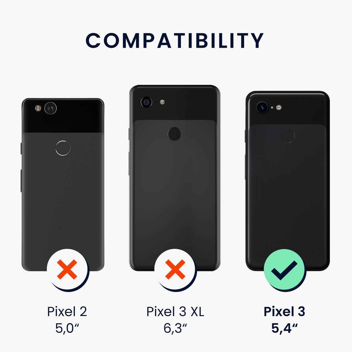 kwmobile Handyhülle für Google Pixel 3 Hülle - Silikon Case schimmernd - Schutzhülle Cover