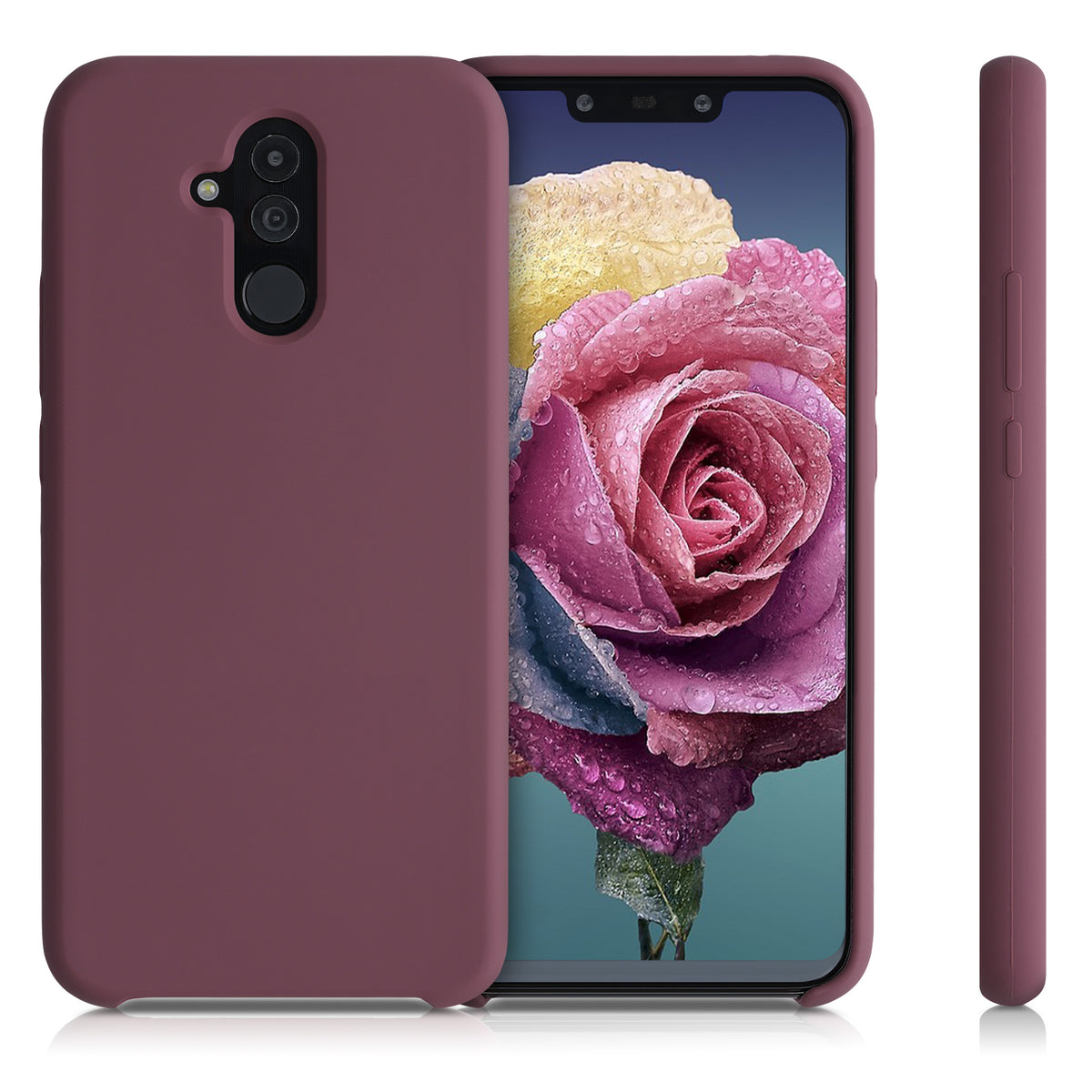 kwmobile Handyhülle für Huawei Mate 20 Lite Hülle - Case Silikon - Kabelloses Laden - Schutzhülle Cover