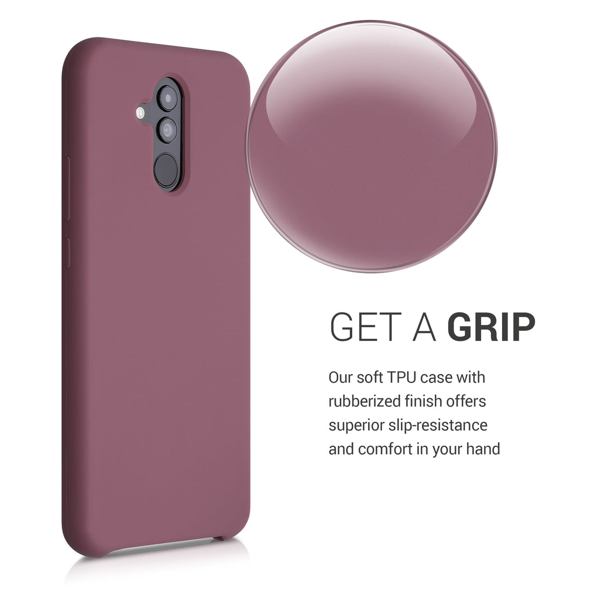kwmobile Handyhülle für Huawei Mate 20 Lite Hülle - Case Silikon - Kabelloses Laden - Schutzhülle Cover