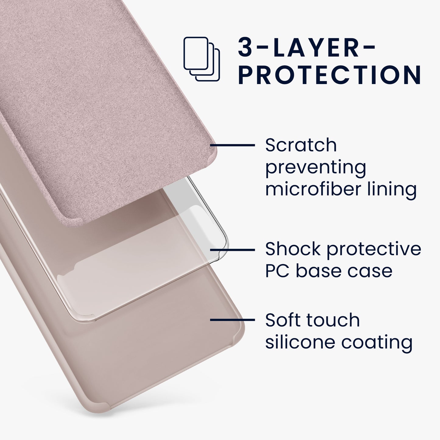 kwmobile Handyhülle für Huawei Mate 20 Lite Hülle - Case Silikon - Kabelloses Laden - Schutzhülle Cover