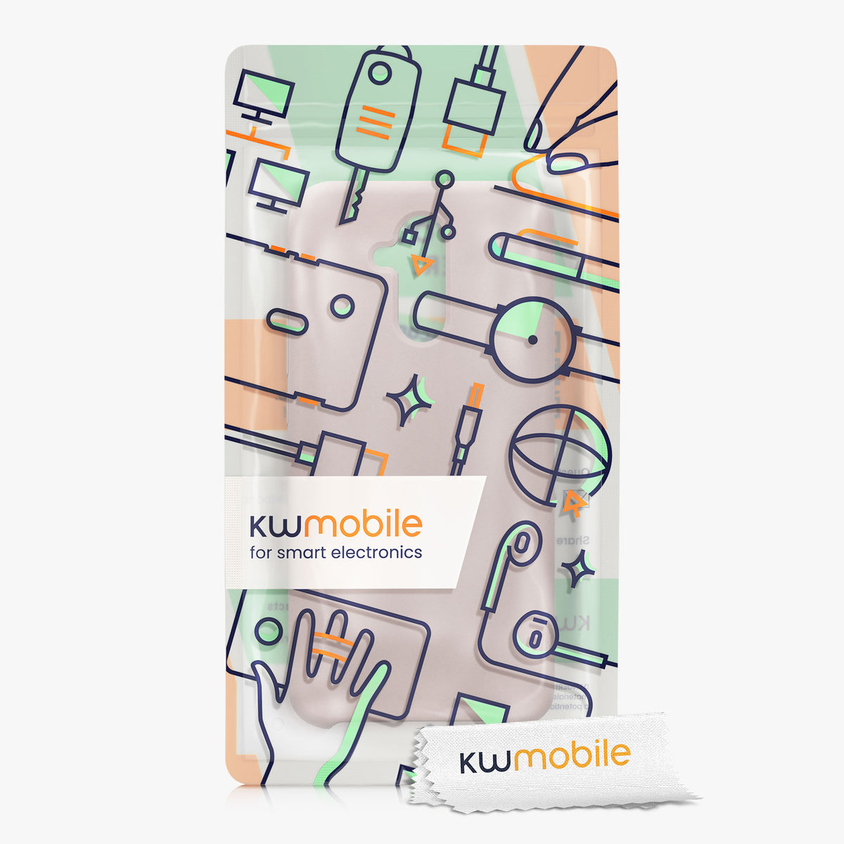 kwmobile Handyhülle für Huawei Mate 20 Lite Hülle - Case Silikon - Kabelloses Laden - Schutzhülle Cover