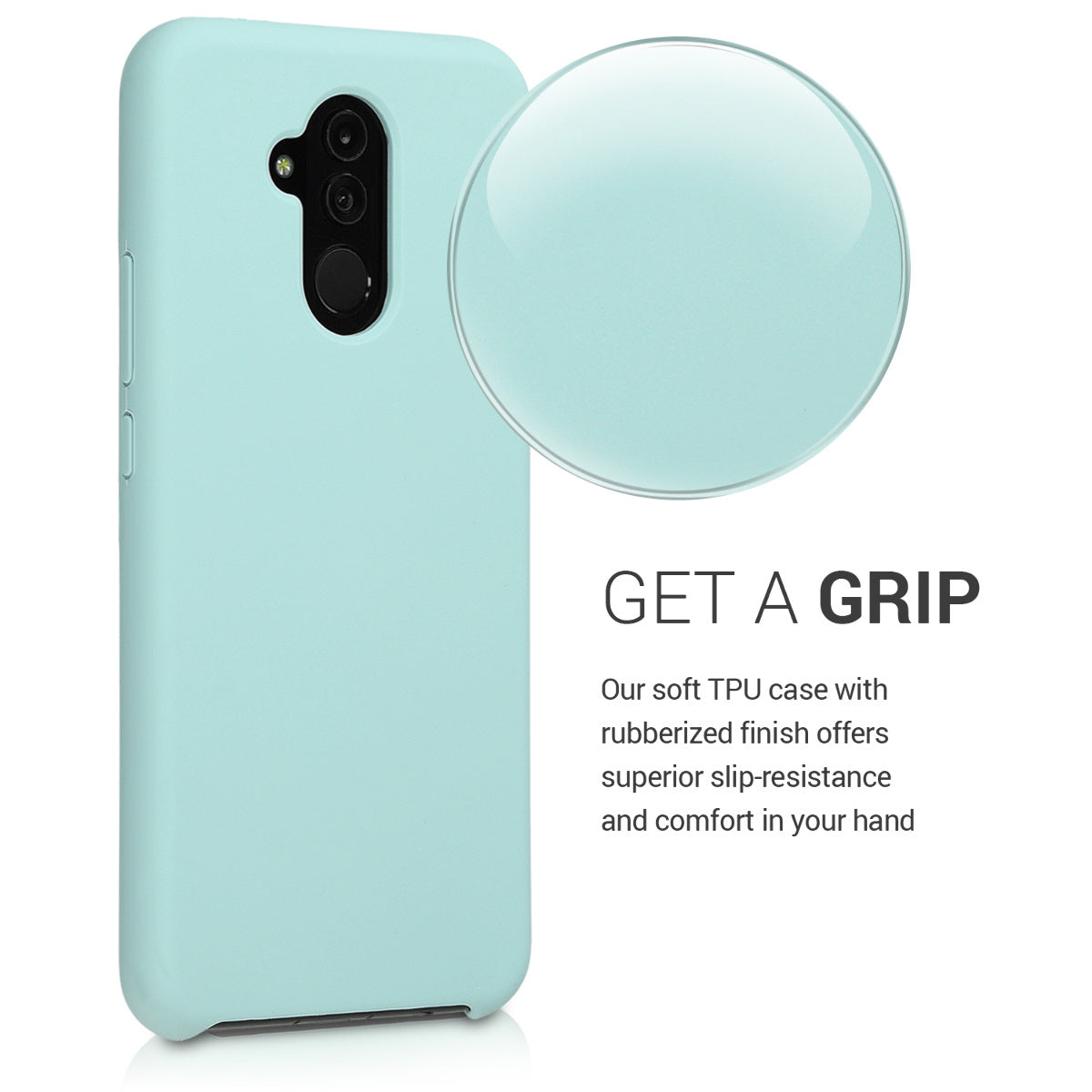 kwmobile Handyhülle für Huawei Mate 20 Lite Hülle - Case Silikon - Kabelloses Laden - Schutzhülle Cover