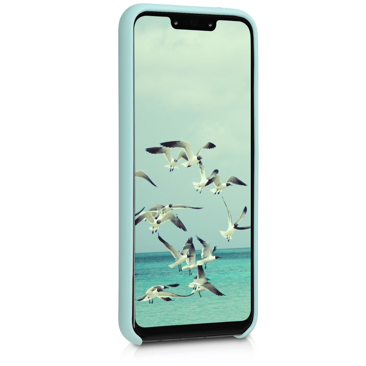 kwmobile Handyhülle für Huawei Mate 20 Lite Hülle - Case Silikon - Kabelloses Laden - Schutzhülle Cover