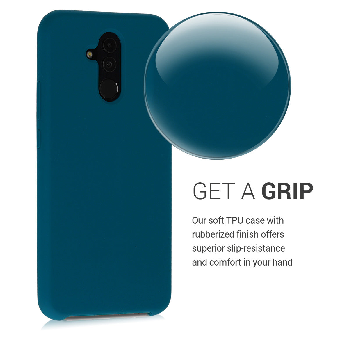 kwmobile Handyhülle für Huawei Mate 20 Lite Hülle - Case Silikon - Kabelloses Laden - Schutzhülle Cover