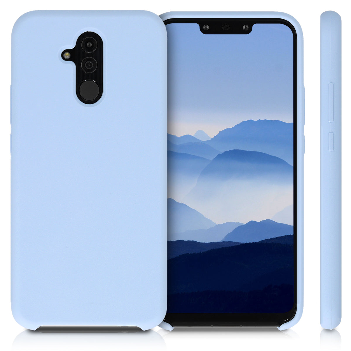 kwmobile Handyhülle für Huawei Mate 20 Lite Hülle - Case Silikon - Kabelloses Laden - Schutzhülle Cover