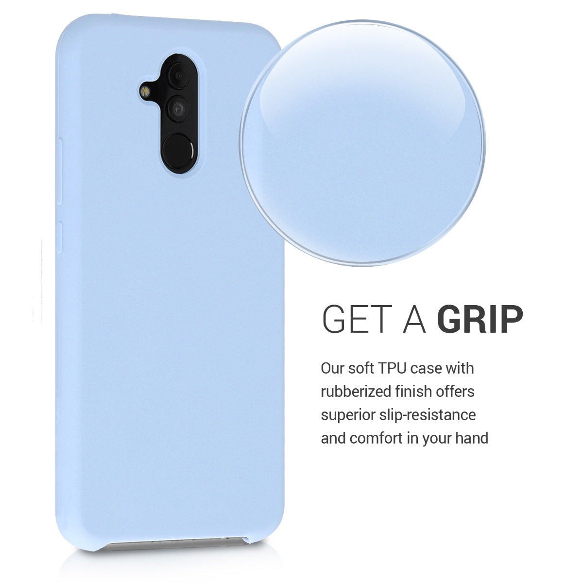 kwmobile Handyhülle für Huawei Mate 20 Lite Hülle - Case Silikon - Kabelloses Laden - Schutzhülle Cover