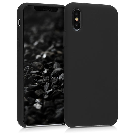 kwmobile Handyhülle für Apple iPhone XS Hülle - Case Silikon - Kabelloses Laden - Schutzhülle Cover
