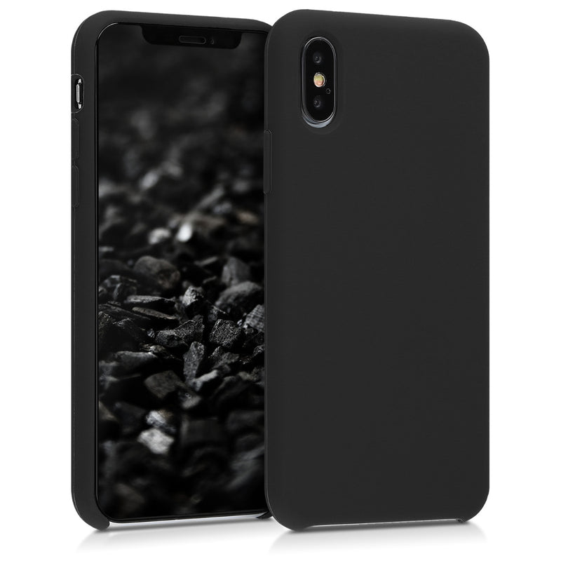 kwmobile Handyhülle für Apple iPhone XS Hülle - Case Silikon - Kabelloses Laden - Schutzhülle Cover