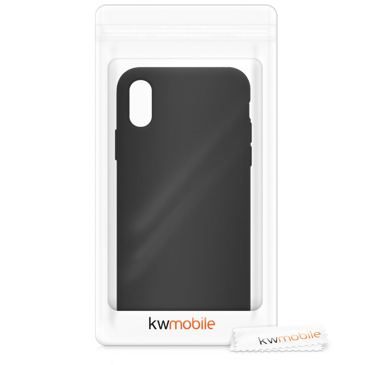 kwmobile Handyhülle für Apple iPhone XS Hülle - Case Silikon - Kabelloses Laden - Schutzhülle Cover