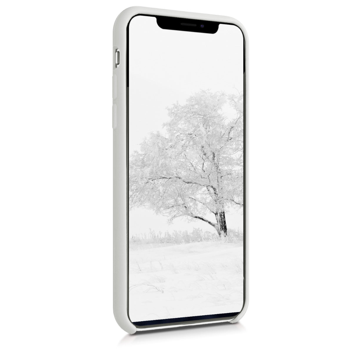 kwmobile Handyhülle für Apple iPhone XS Hülle - Case Silikon - Kabelloses Laden - Schutzhülle Cover