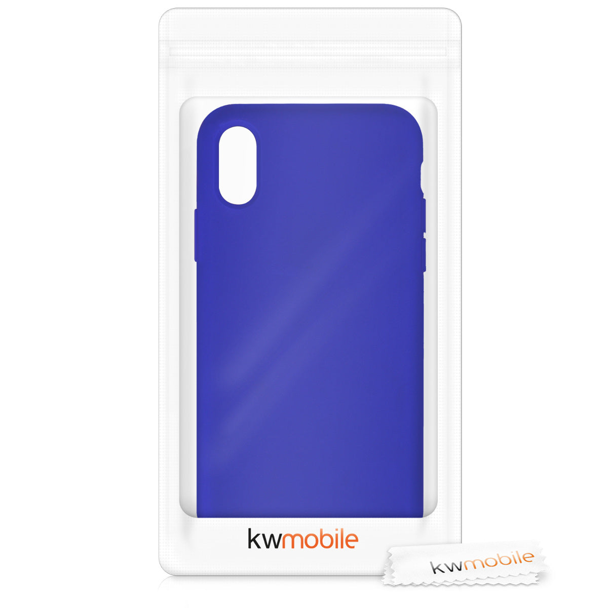 kwmobile Handyhülle für Apple iPhone XS Hülle - Case Silikon - Kabelloses Laden - Schutzhülle Cover