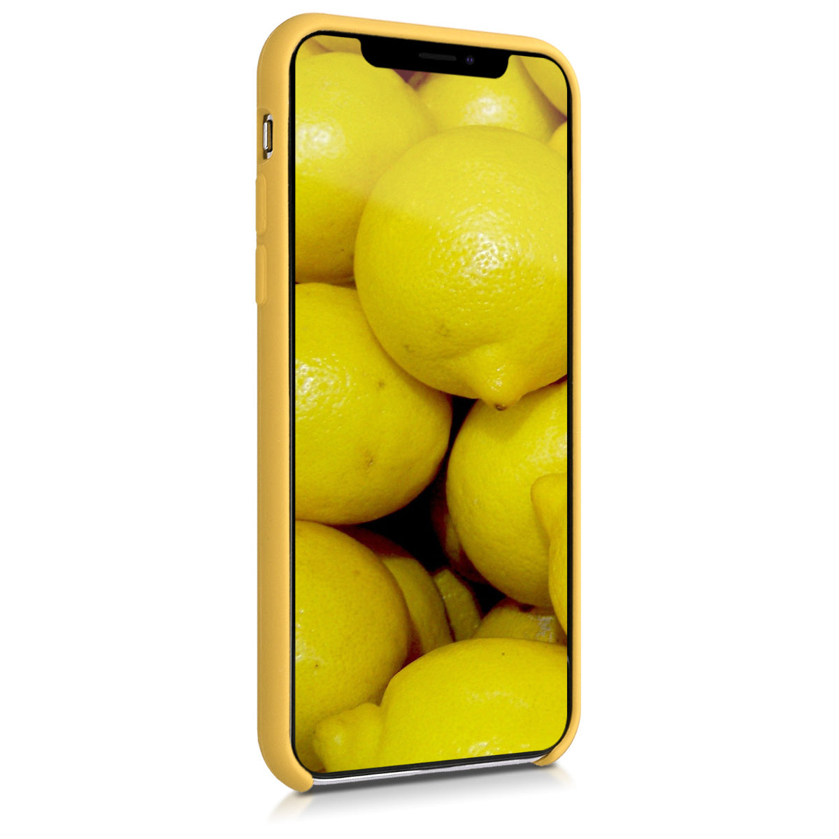 kwmobile Handyhülle für Apple iPhone XS Hülle - Case Silikon - Kabelloses Laden - Schutzhülle Cover