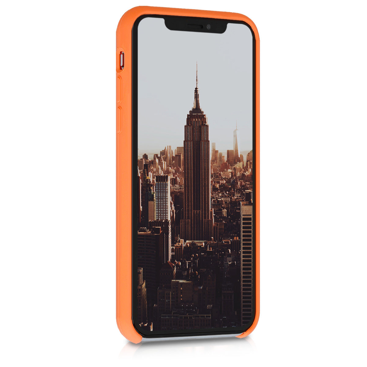 kwmobile Handyhülle für Apple iPhone XS Hülle - Case Silikon - Kabelloses Laden - Schutzhülle Cover