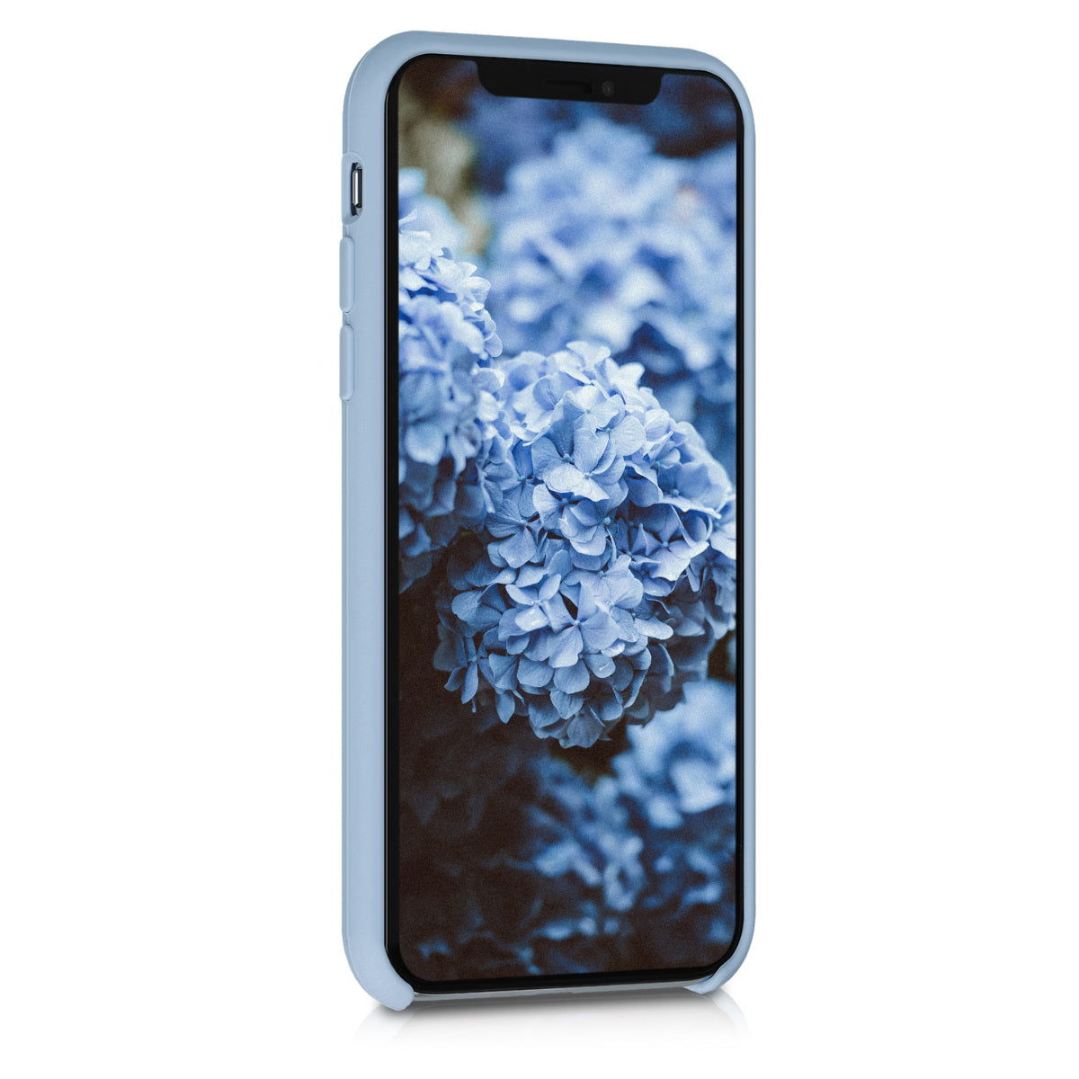 kwmobile Handyhülle für Apple iPhone XS Hülle - Case Silikon - Kabelloses Laden - Schutzhülle Cover