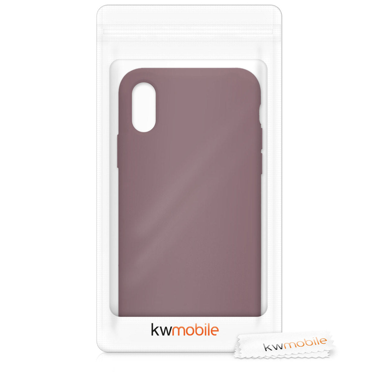 kwmobile Handyhülle für Apple iPhone XS Hülle - Case Silikon - Kabelloses Laden - Schutzhülle Cover