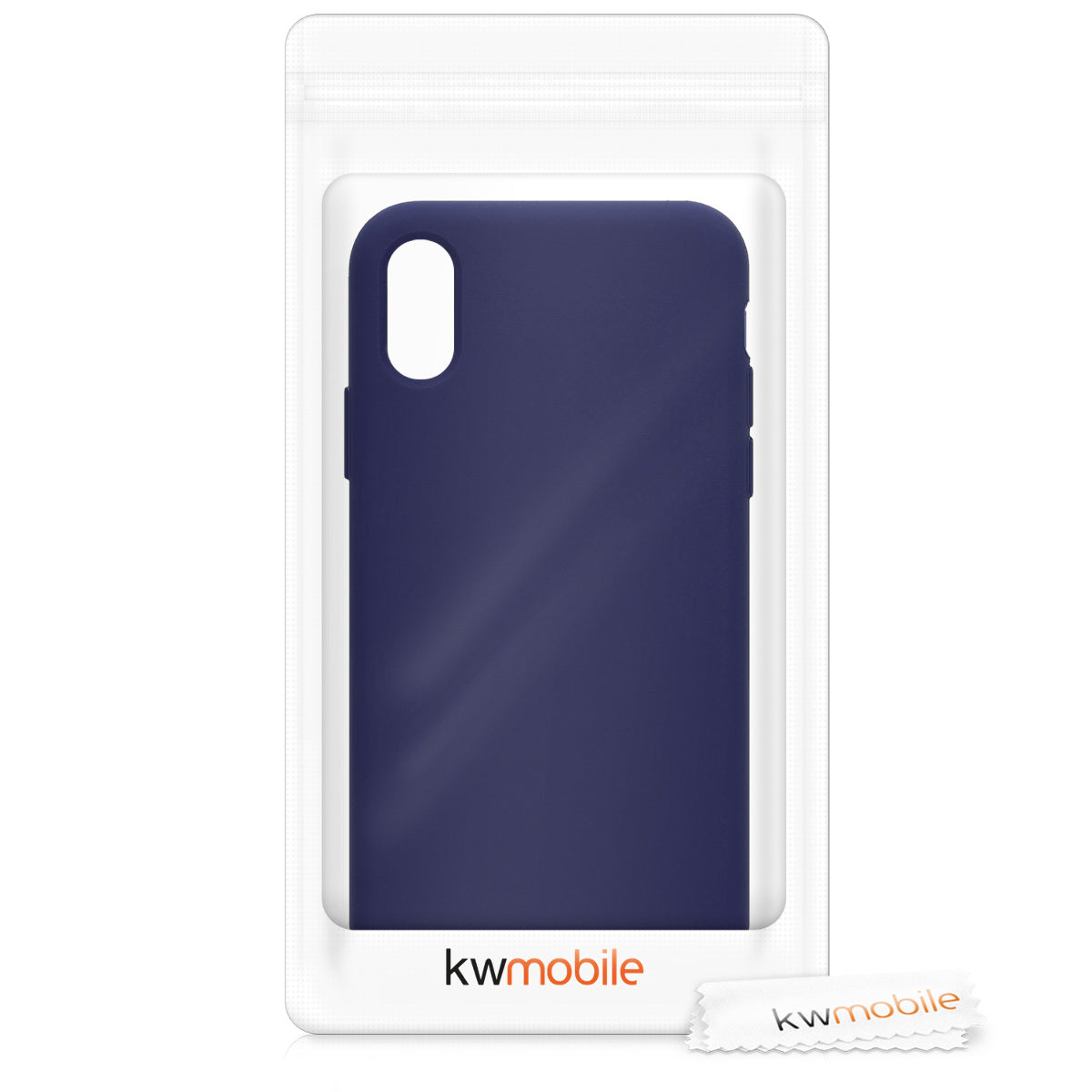kwmobile Handyhülle für Apple iPhone XS Hülle - Case Silikon - Kabelloses Laden - Schutzhülle Cover
