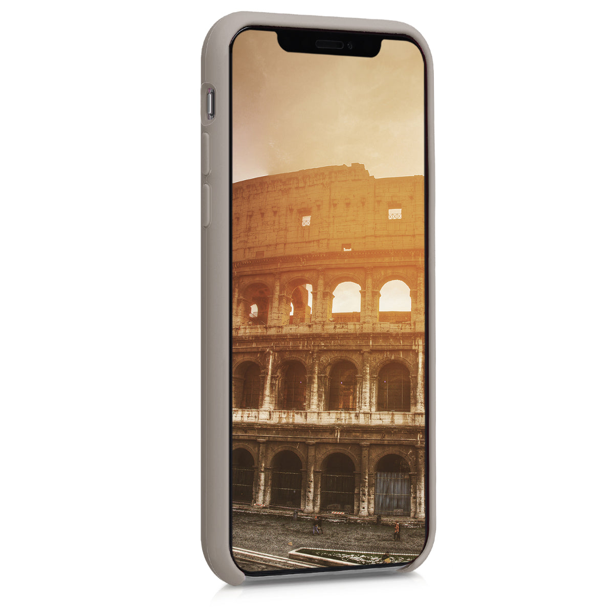 kwmobile Handyhülle für Apple iPhone XS Hülle - Case Silikon - Kabelloses Laden - Schutzhülle Cover