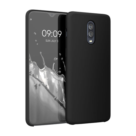 kwmobile Handyhülle für OnePlus 6T - Case Silikon - Kabelloses Laden - Schutzhülle Cover