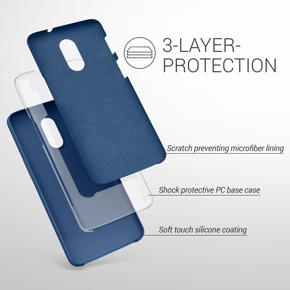 OnePlus 6T Silikon Handyhülle