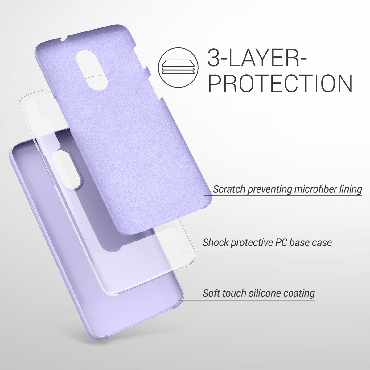 OnePlus 6T Silikon Handyhülle