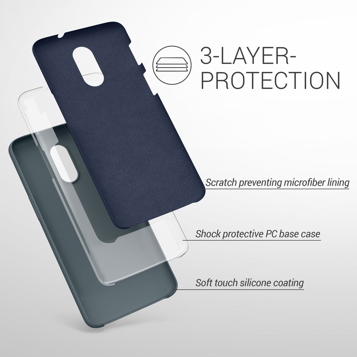 OnePlus 6T Silikon Handyhülle