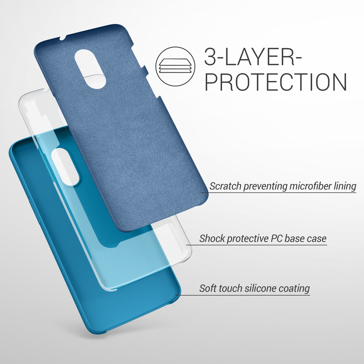 OnePlus 6T Silikon Handyhülle