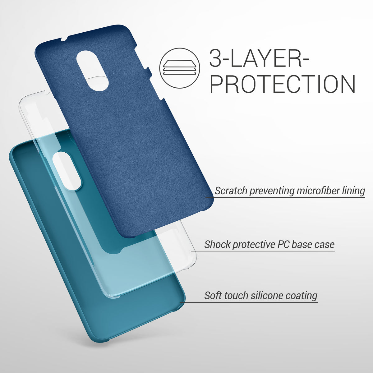 OnePlus 6T Silikon Handyhülle