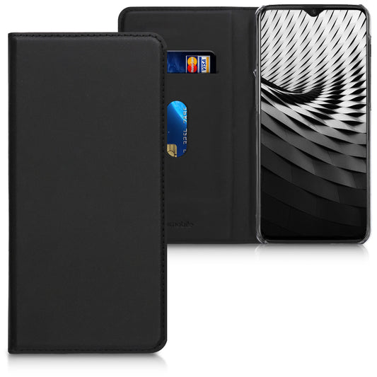 kwmobile Hülle kompatibel mit OnePlus 6T - Handy Schutzhülle - Flip Cover Case