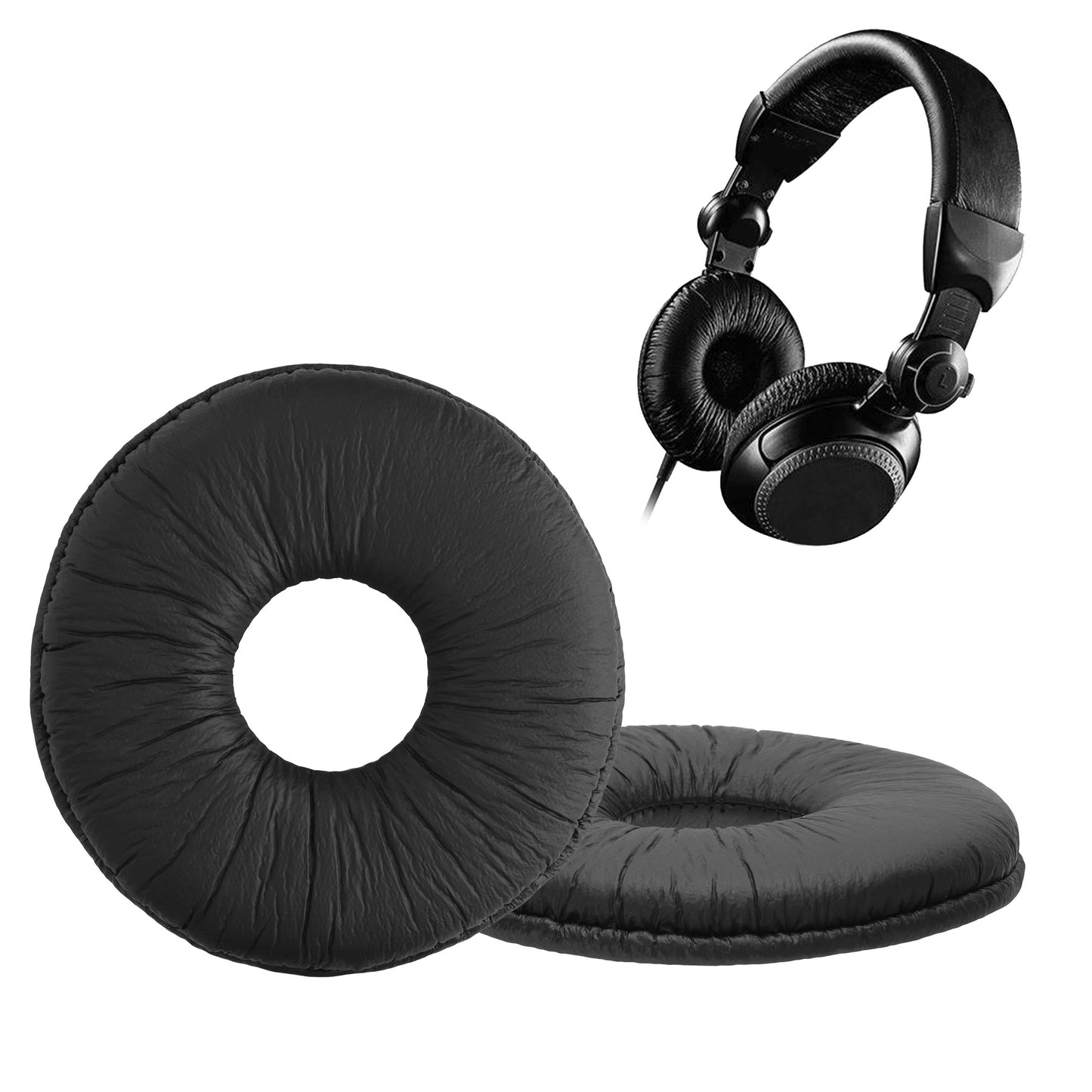 kwmobile Ohr Polster für Technics RP DJ1200 / DJ1210 Ohrpolster - Ersatz Ohrpolster - Kopfhörer Ersatzteile - Kopfhörer Ersatzpolster für Over Ear Headphones