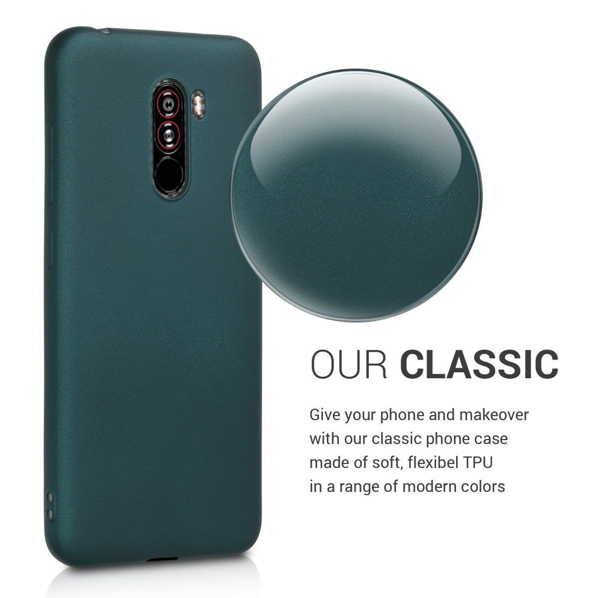 Pocophone F1 metallische Handyhülle