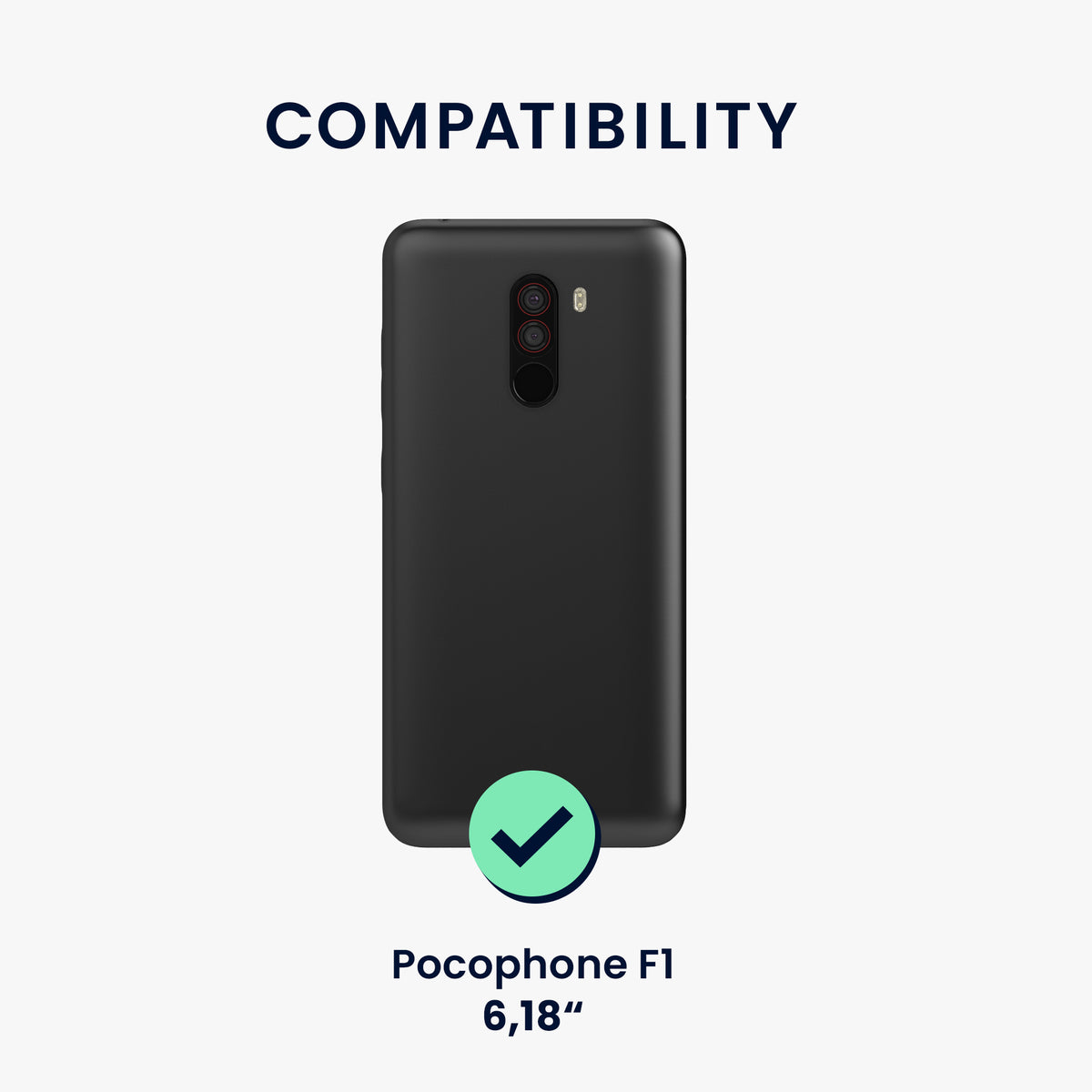 Pocophone F1 metallische Handyhülle