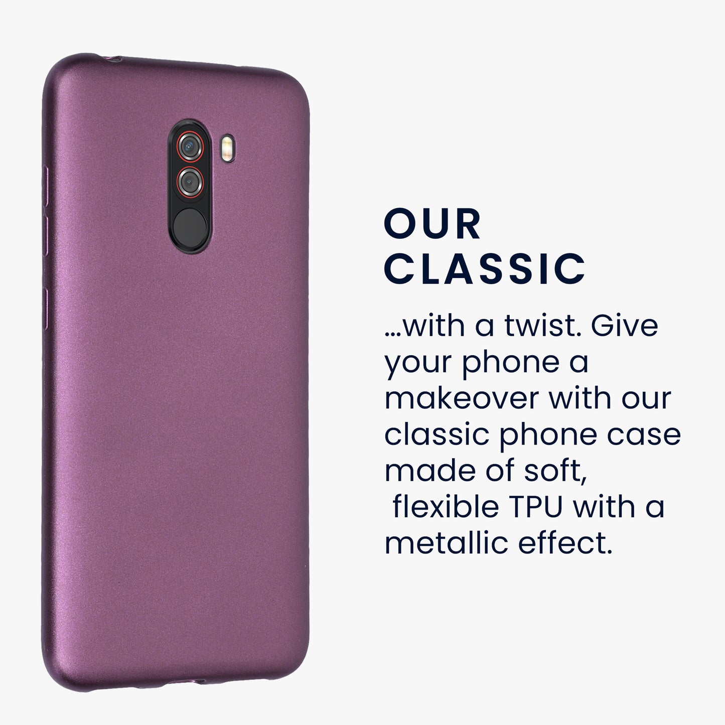 Pocophone F1 metallische Handyhülle