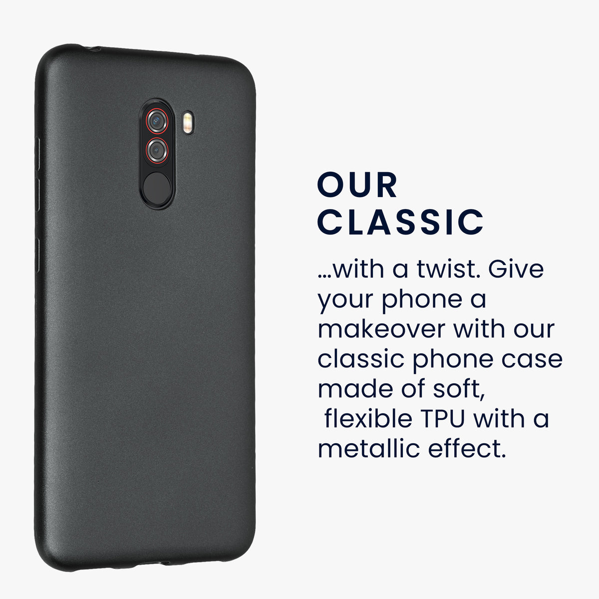 Pocophone F1 metallische Handyhülle