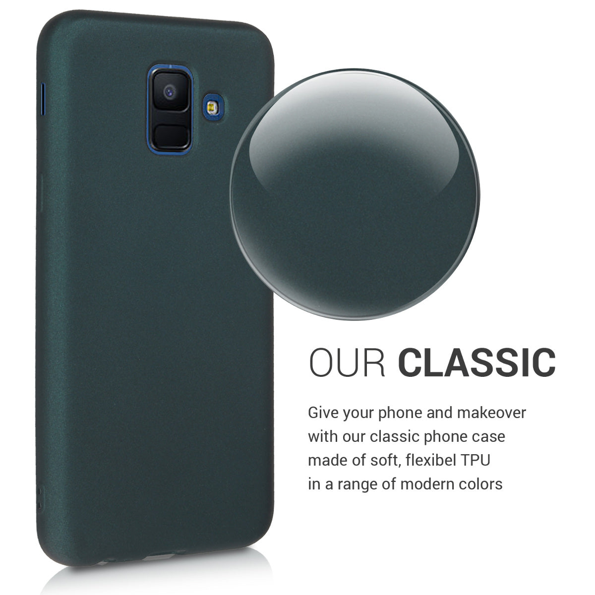 Samsung Galaxy A6 (2018) metallische Handyhülle