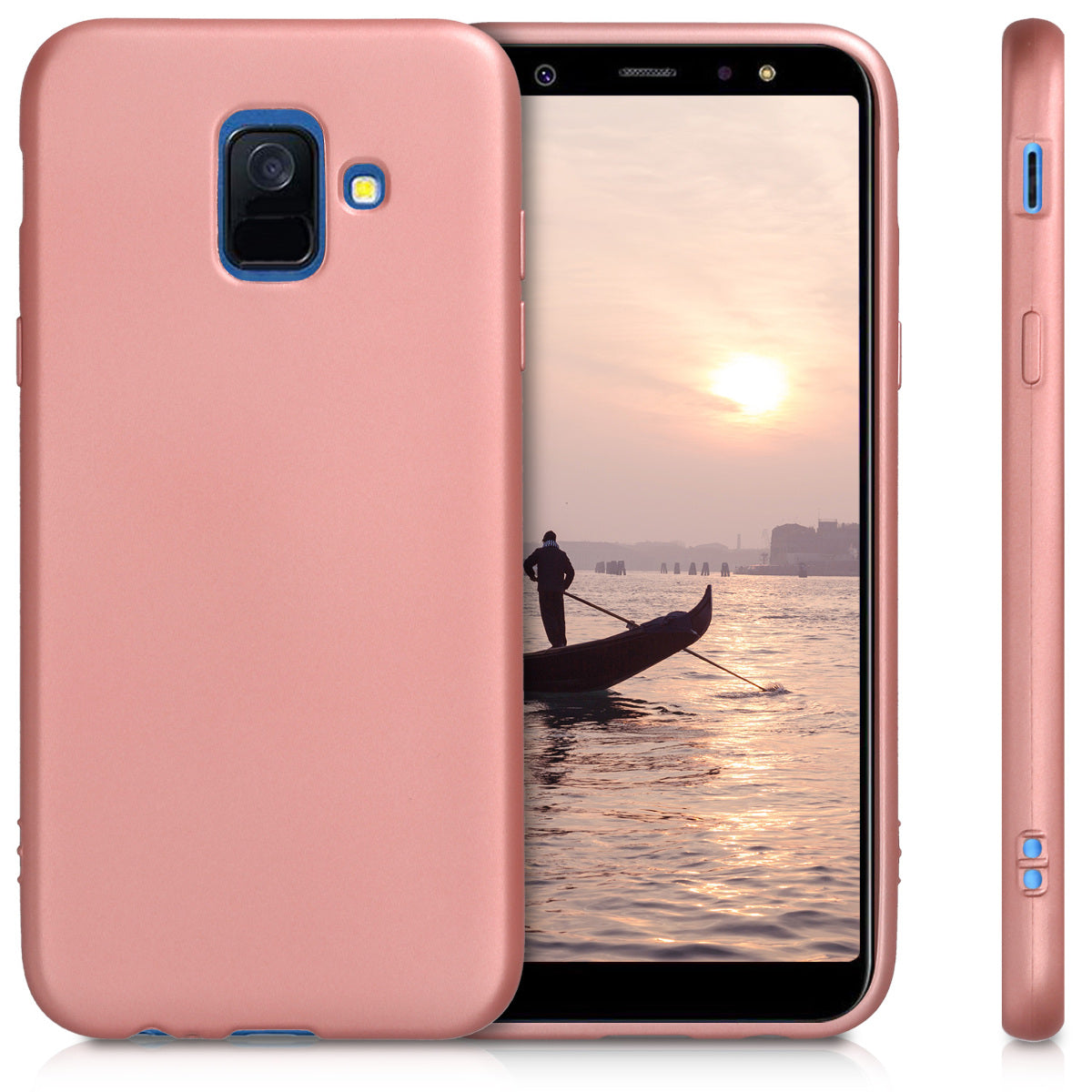 Samsung Galaxy A6 (2018) metallische Handyhülle