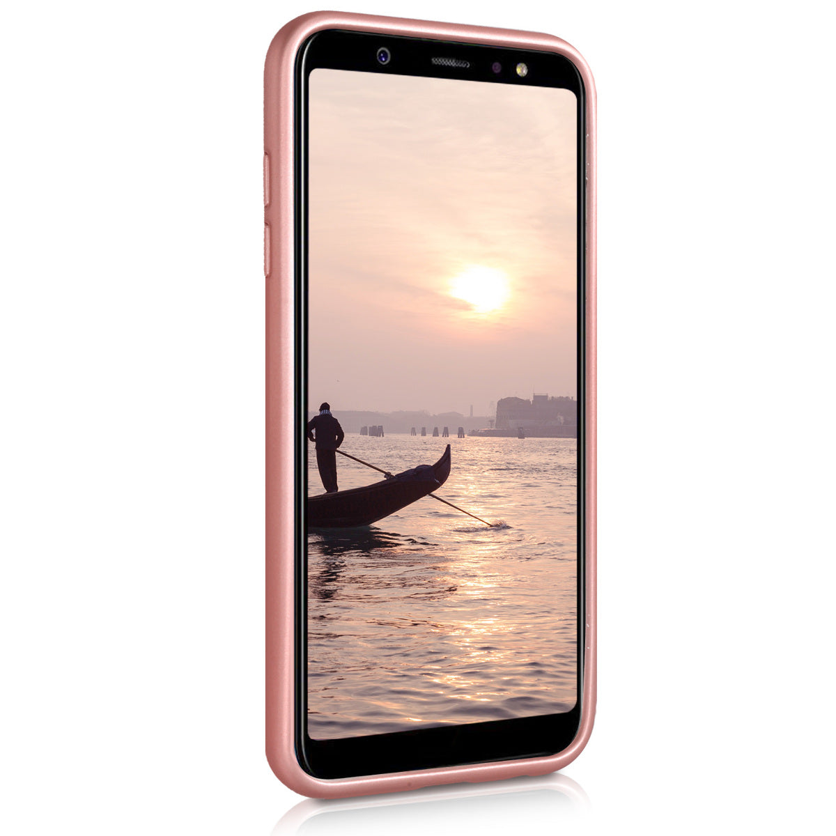 Samsung Galaxy A6 (2018) metallische Handyhülle