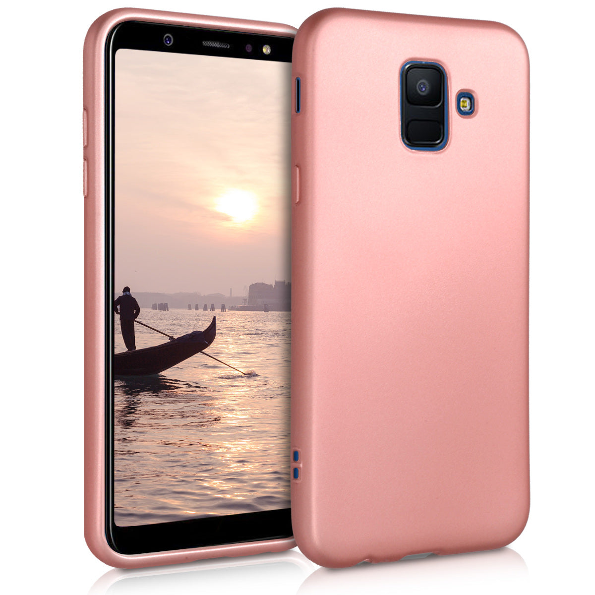 Samsung Galaxy A6 (2018) metallische Handyhülle