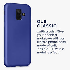 Samsung Galaxy A6 (2018) metallische Handyhülle