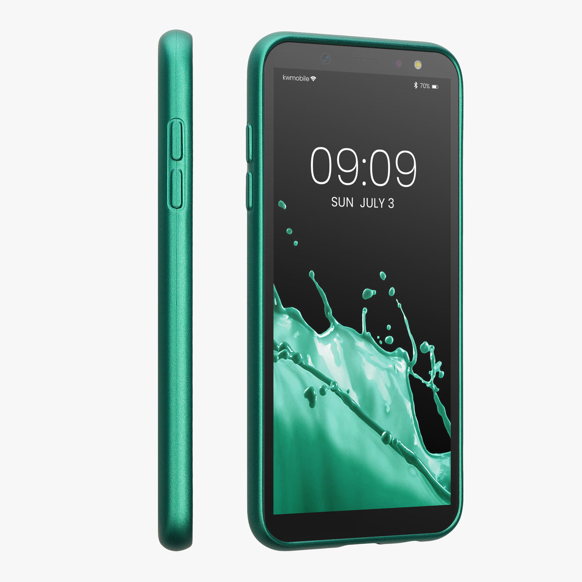 Samsung Galaxy A6 (2018) metallische Handyhülle