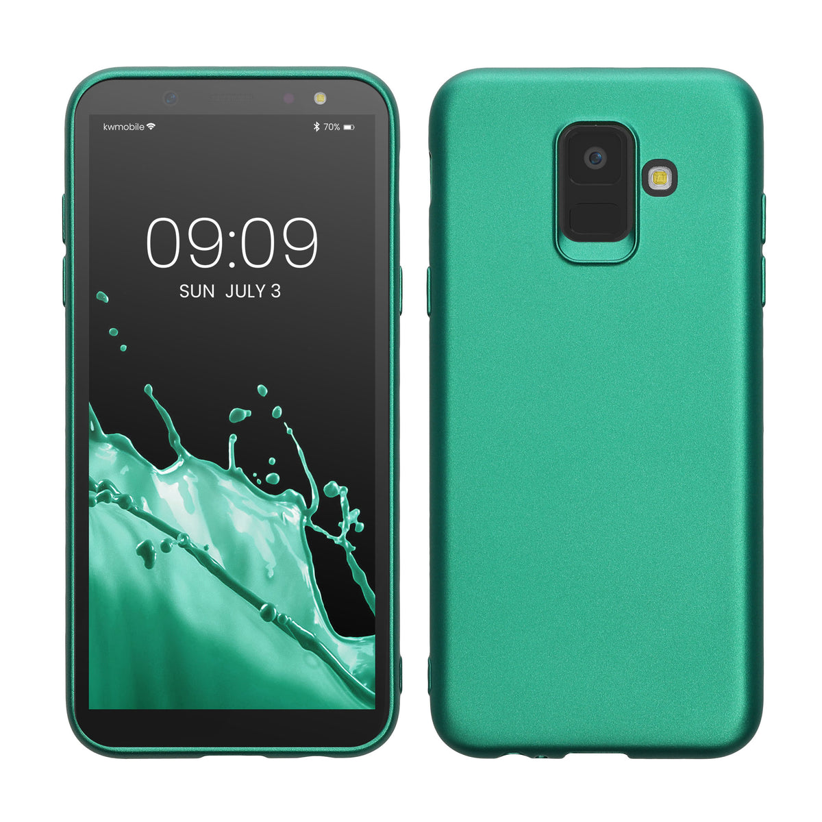 Samsung Galaxy A6 (2018) metallische Handyhülle