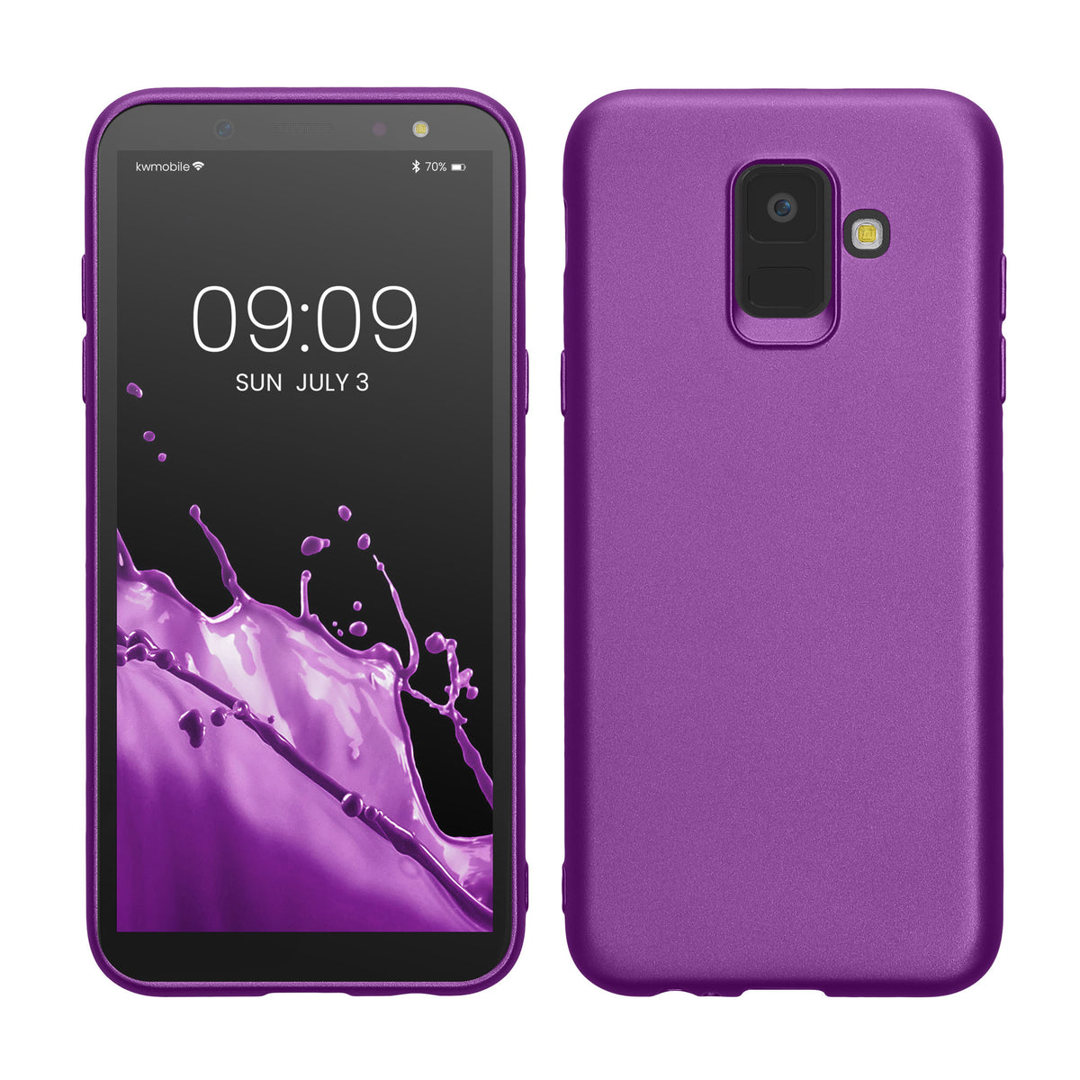 Samsung Galaxy A6 (2018) metallische Handyhülle