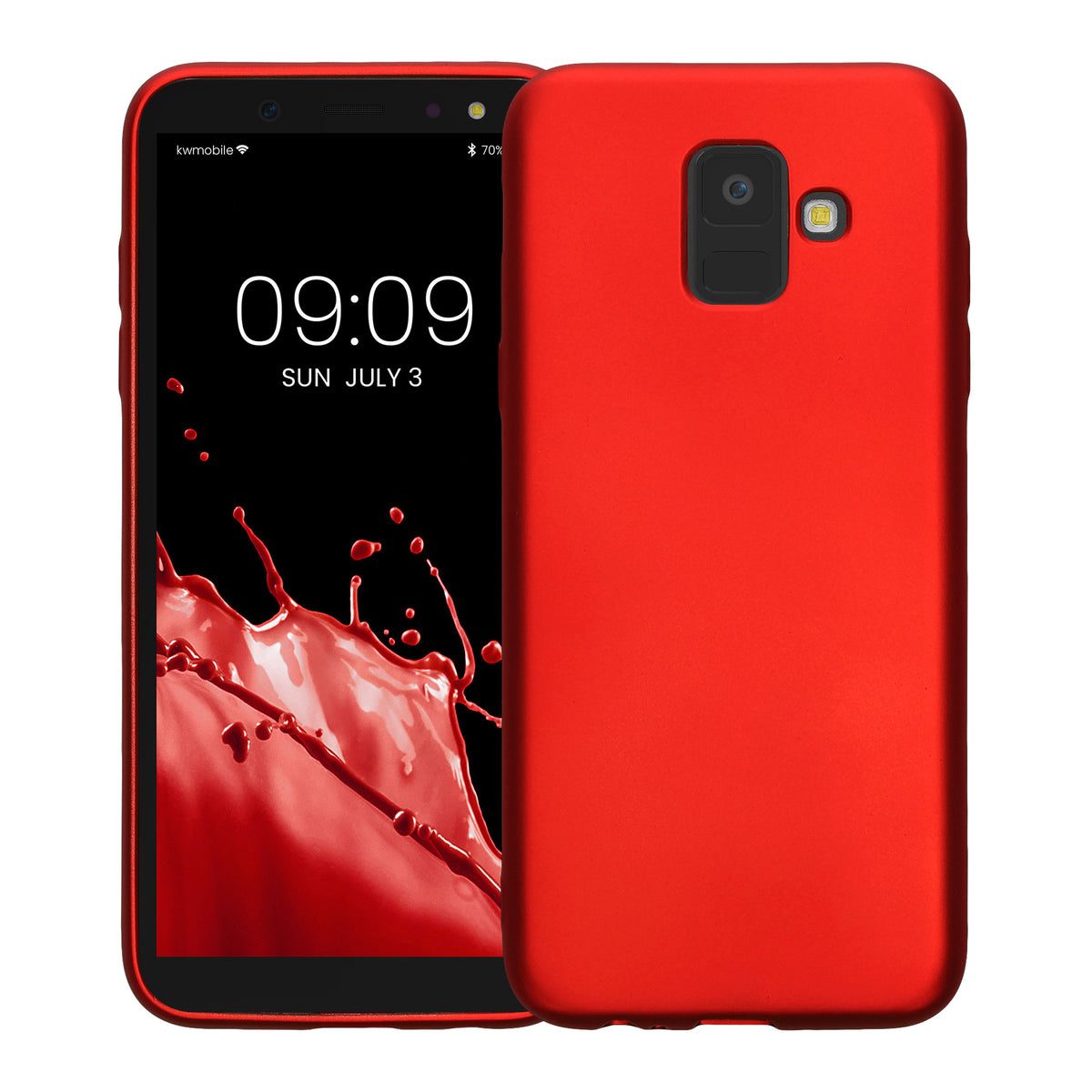 Samsung Galaxy A6 (2018) metallische Handyhülle