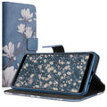 kwmobile Wallet Case kompatibel mit Samsung Galaxy A7 (2018) Hülle - Cover mit Ständer und Kartenfächern
