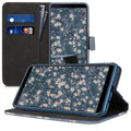 kwmobile Wallet Case kompatibel mit Samsung Galaxy A7 (2018) Hülle - Cover mit Ständer und Kartenfächern