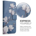 kwmobile Wallet Case kompatibel mit Samsung Galaxy A7 (2018) Hülle - Cover mit Ständer und Kartenfächern