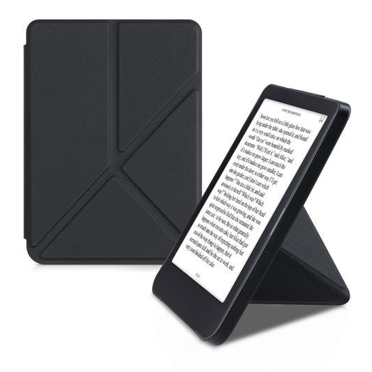 kwmobile Schutzhülle für Tolino Shine 3 Hülle - eReader Klapphülle mit Auto Sleep Funktion - Cover mit Ständer