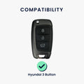 Silikon Hülle kompatibel mit Hyundai Autoschlüssel