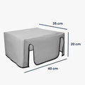 kwmobile Cover kompatibel mit Brother HL-L2310D / L2350DW / L2370DN / L2375DW / L2400DW - Tasche Hülle Drucker
