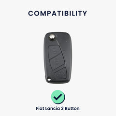 Fiat Lancia 3-Tasten Autoschlüssel Schlüsselhülle